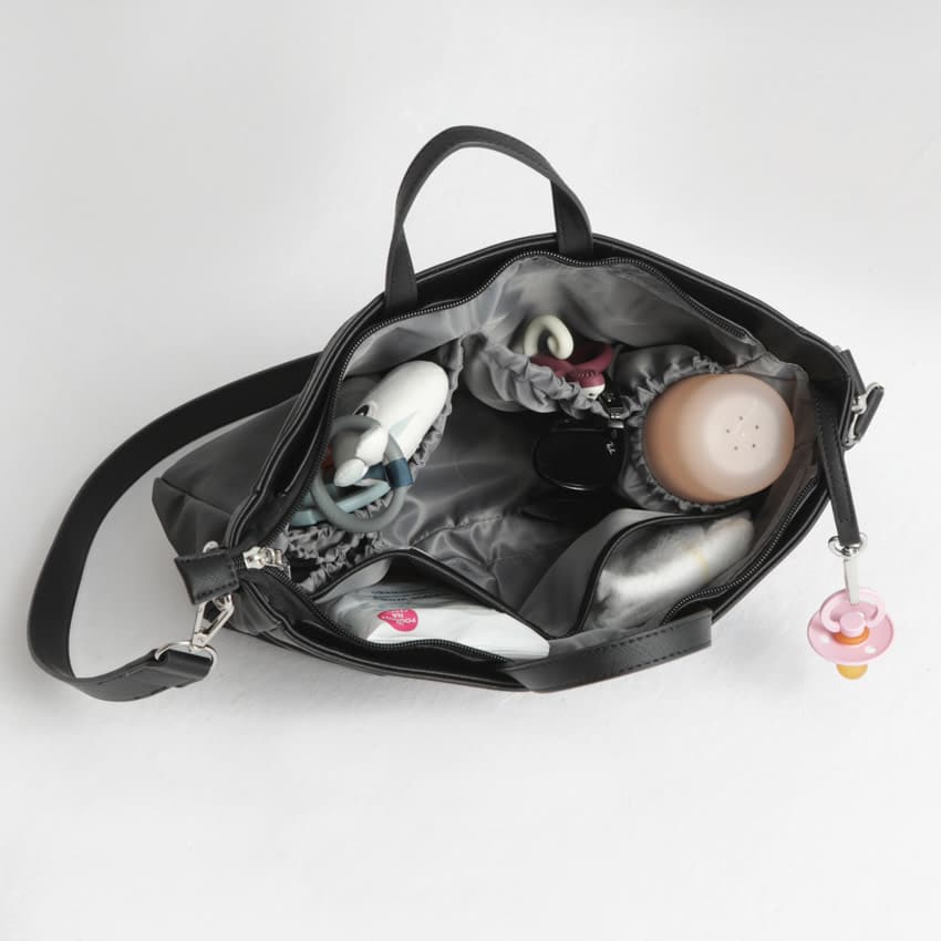 Joissy - Stroller organizer ELEN LUX - black/silver