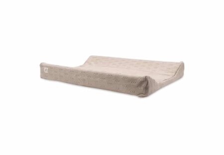 Jollein - Aankleedkussenhoes 50x70cm Grain Knit Wild Rose