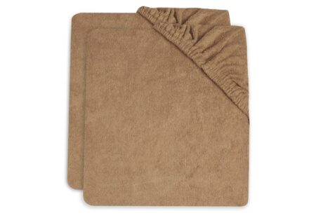 Jollein - Aankleedkussenhoes Badstof 50x70cm Biscuit (2pack)