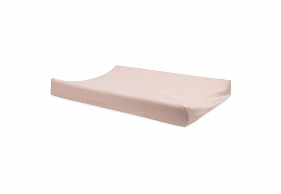 Jollein - Aankleedkussenhoes Jersey 50x70cm Twinkling Wild Rose