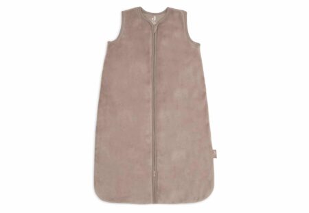 Jollein - Baby Slaapzak Mouwloos 110cm Velvet - Milky Coffee
