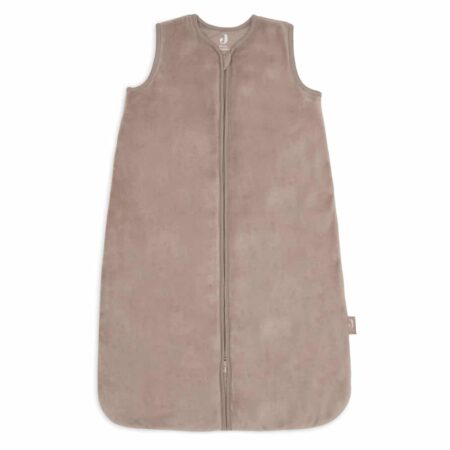 Jollein - Baby Slaapzak Mouwloos 90cm Velvet - Milky Coffee