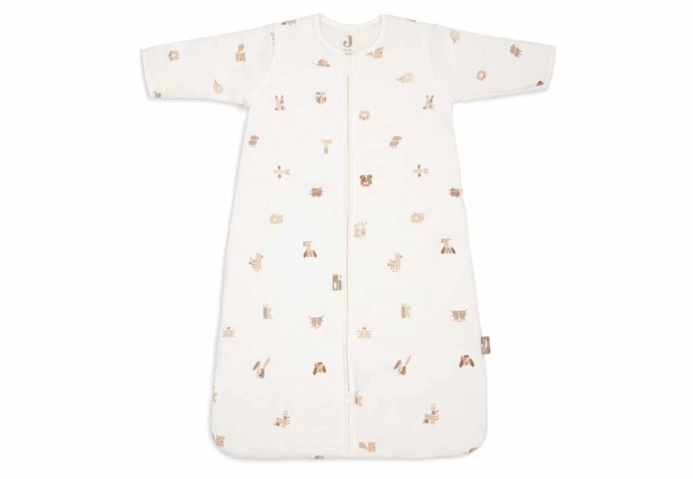 Jollein - Baby Slaapzak met Afritsbare Mouw 110cm - Animal Friends