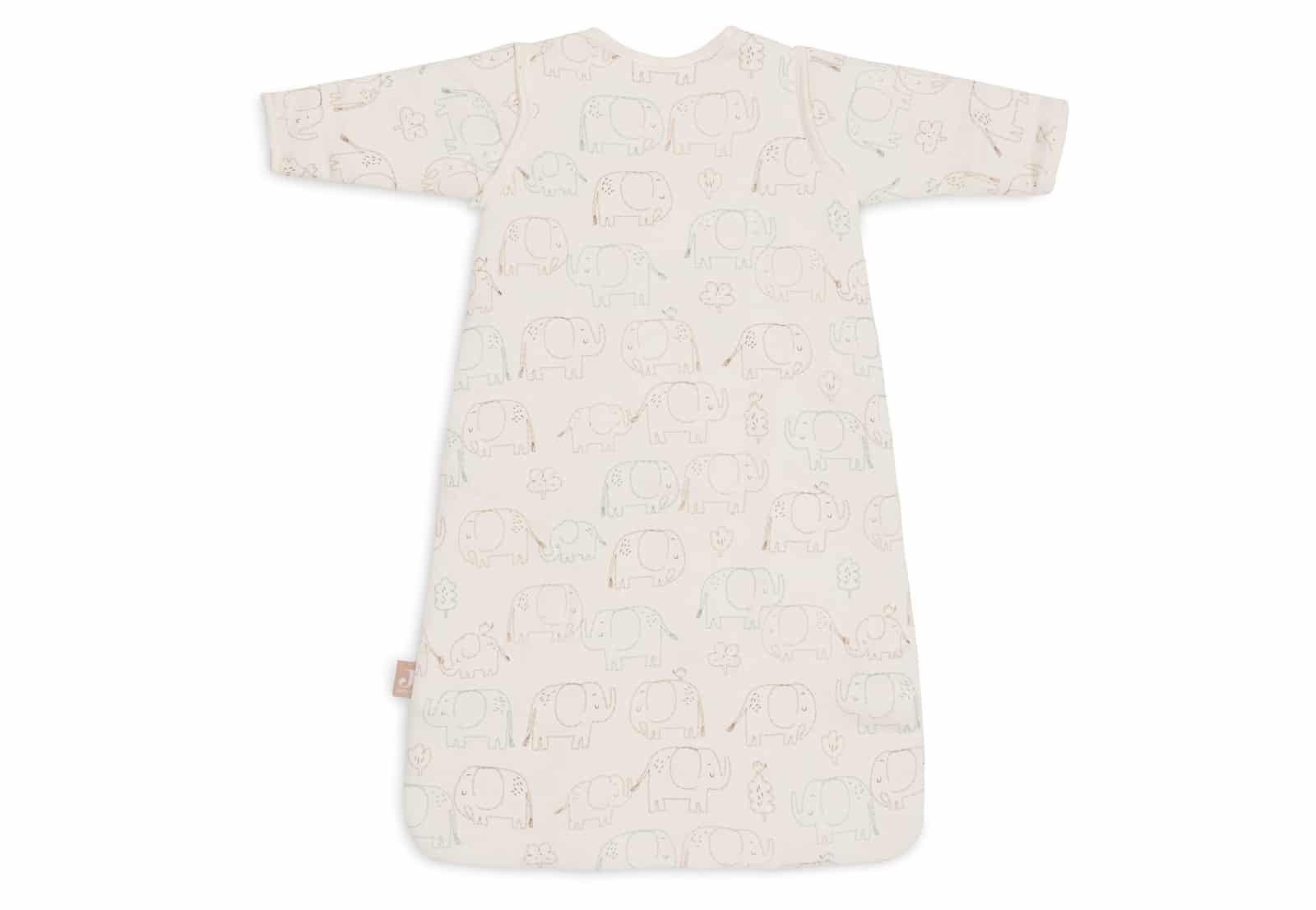 Jollein - Baby Slaapzak met Afritsbare Mouw 110cm - Elephant Tales