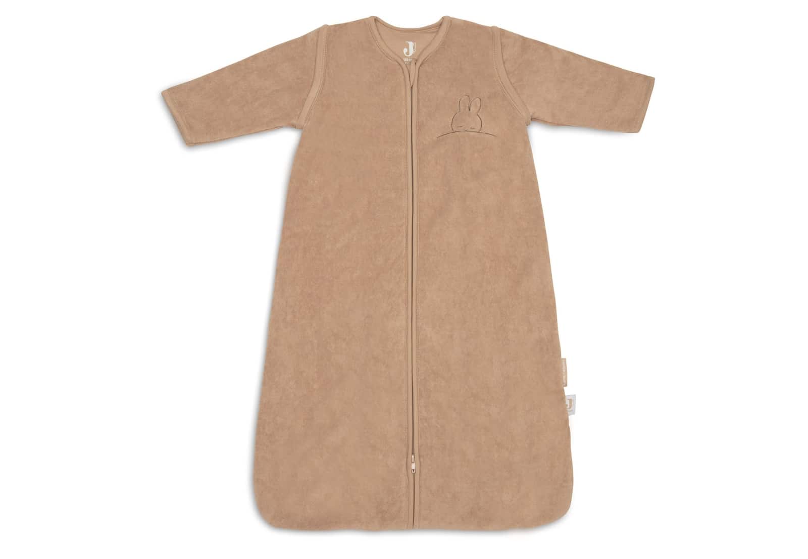 Jollein - Baby Slaapzak met Afritsbare Mouw 110cm Sleepy Miffy Terry - Biscuit