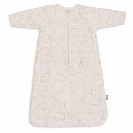 Jollein - Baby Slaapzak met Afritsbare Mouw 70cm - Elephant Tales