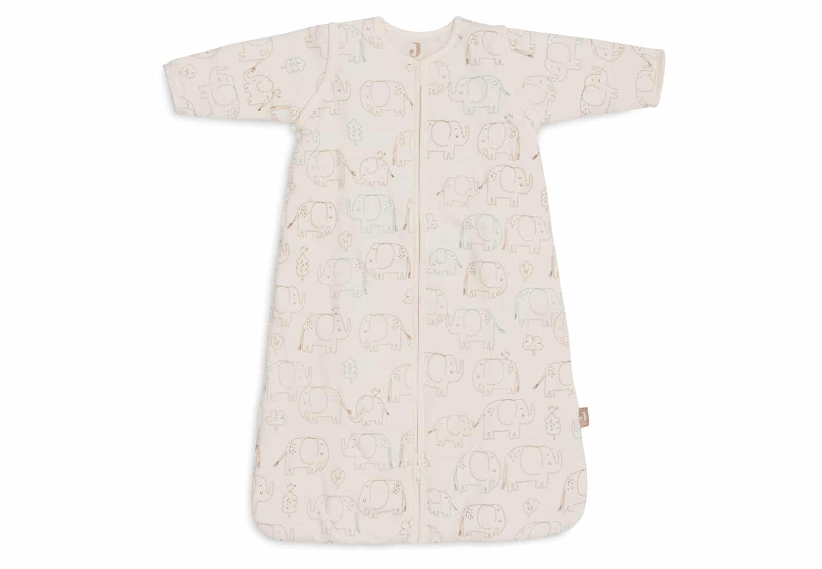 Jollein - Baby Slaapzak met Afritsbare Mouw 70cm - Elephant Tales