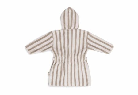 Jollein - Badjas 1-2 year Stripe Terry Olive Green GOTS