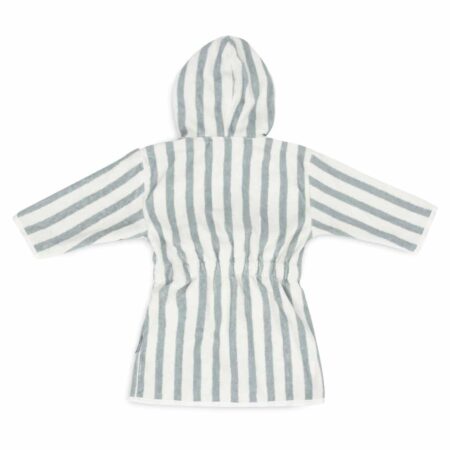 Jollein - Badjas 3-4 year Stripe Terry Sea Green GOTS