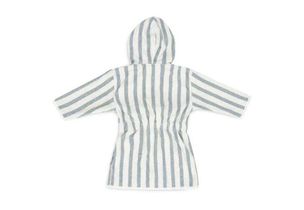 Jollein - Badjas 3-4 year Stripe Terry Sea Green GOTS