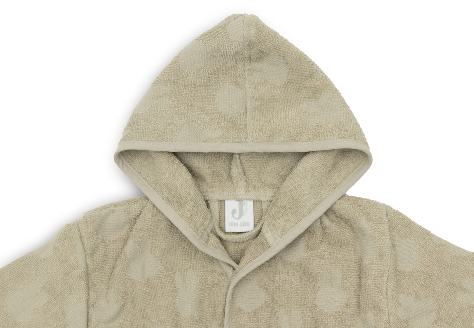 Jollein - Badjas Badstof 1-2 jaar Miffy Jacquard Olive Green