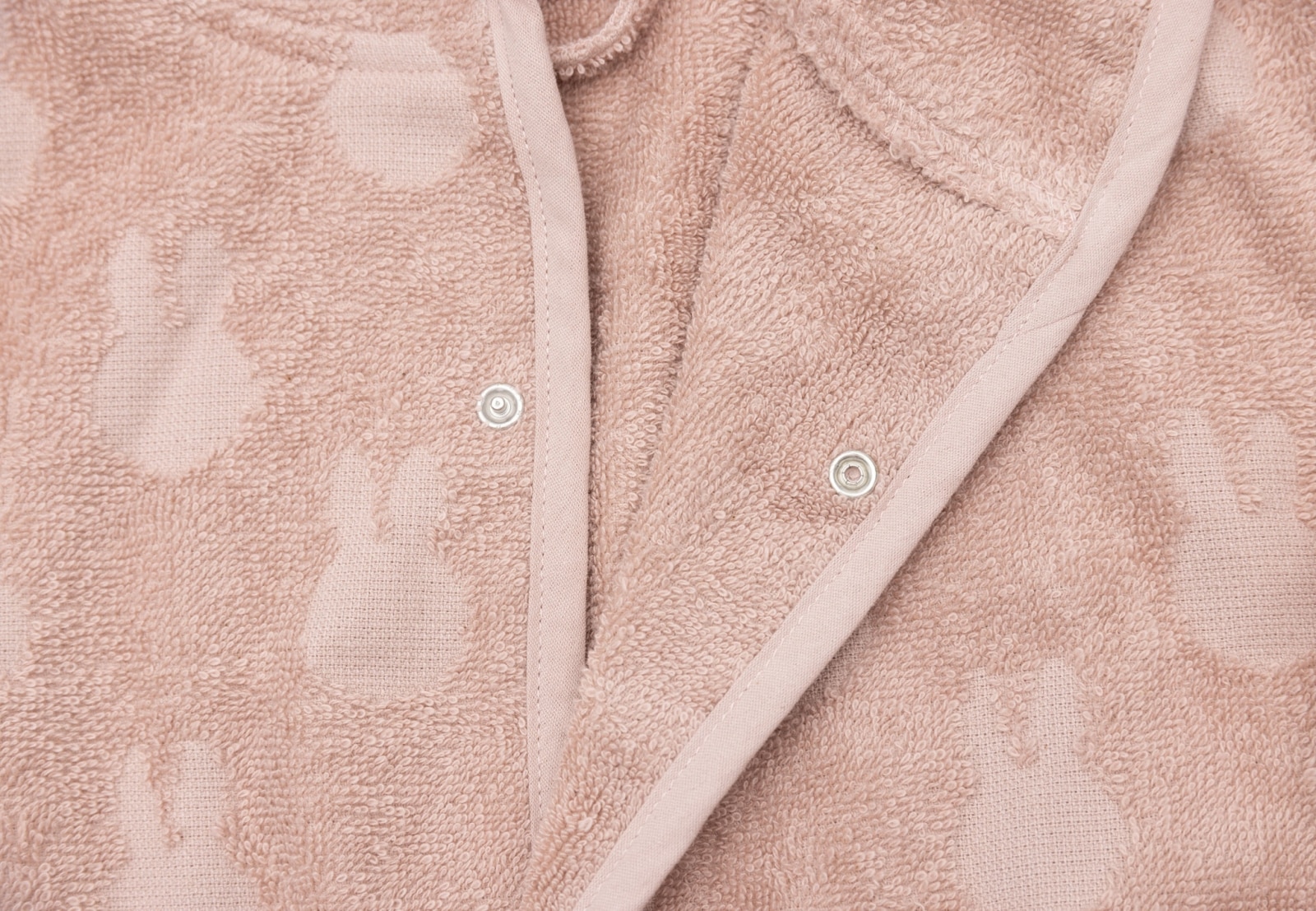 Jollein - Badjas Badstof 1-2 jaar Miffy Jacquard Wild Rose