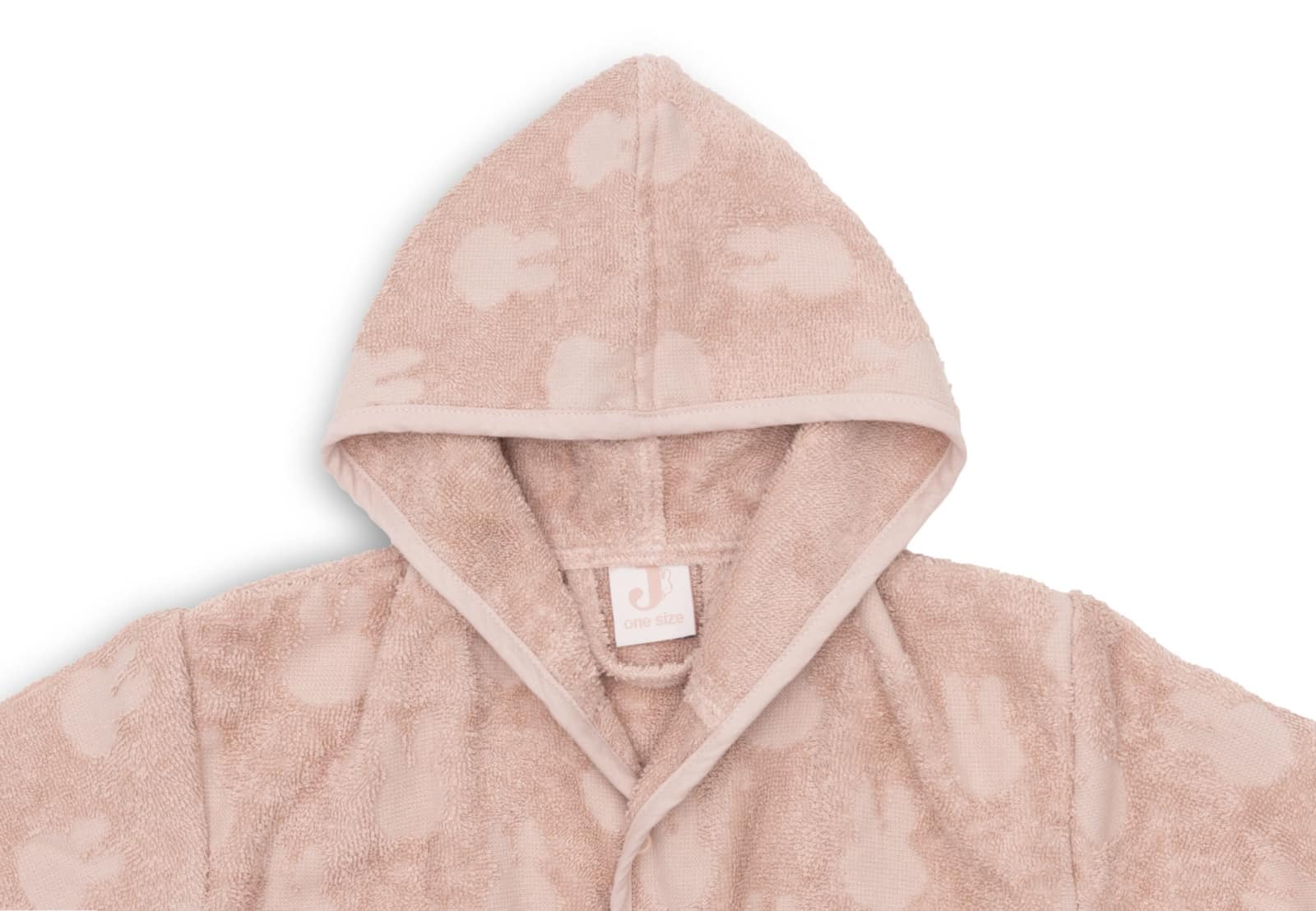 Jollein - Badjas Badstof 1-2 jaar Miffy Jacquard Wild Rose