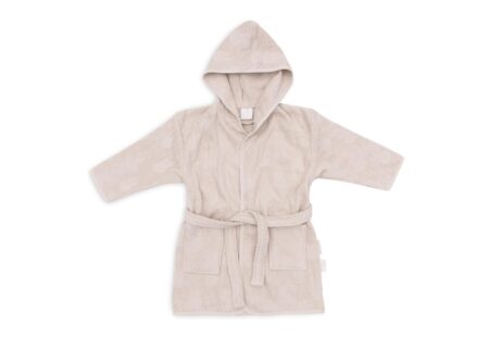 Jollein - Badjas Badstof 3-4 jaar Miffy Jacquard Nougat