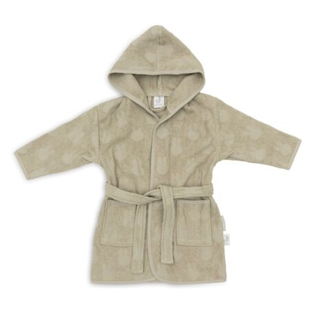 Jollein - Badjas Badstof 3-4 jaar Miffy Jacquard Olive Green