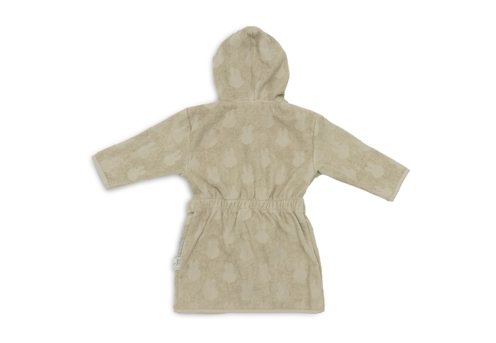 Jollein - Badjas Badstof 3-4 jaar Miffy Jacquard Olive Green