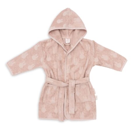 Jollein - Badjas Badstof 3-4 jaar Miffy Jacquard Wild Rose