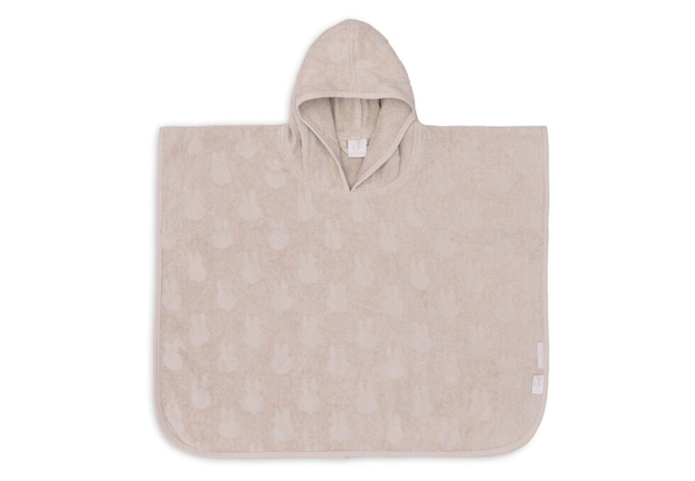 Jollein - Badponcho Badstof Miffy Jacquard Nougat