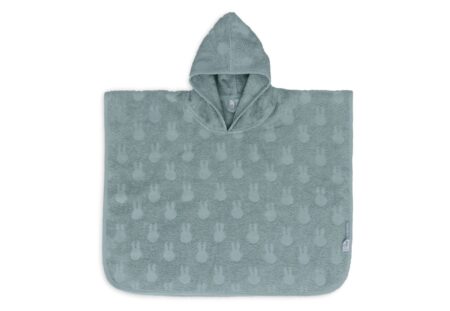 Jollein - Badponcho Badstof Miffy Jacquard Sea Green