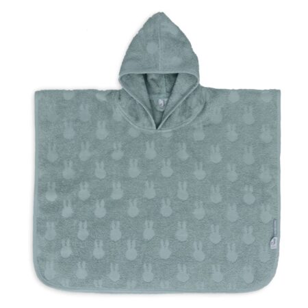 Jollein - Badponcho Badstof Miffy Jacquard Sea Green