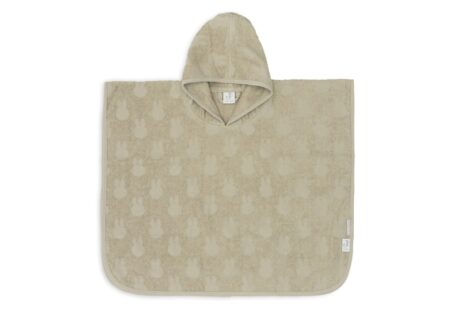 Jollein - Badponcho Badstof Miffy Jacquard - Olive Green