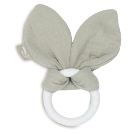 Jollein - Bijtring Siliconen Bunny Ears Olive Green