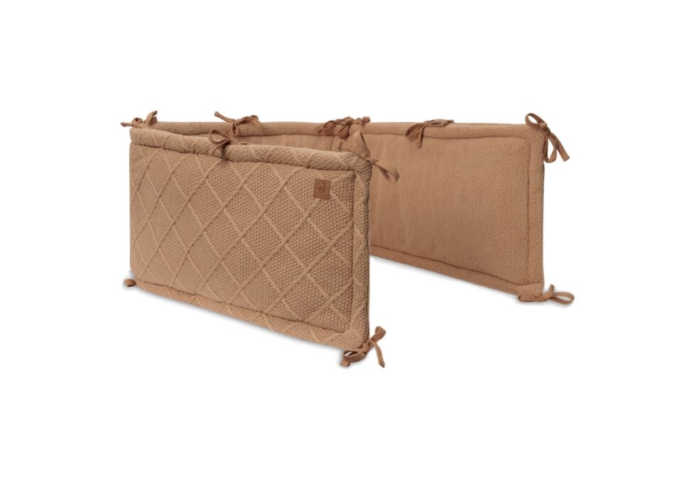 Jollein - Boxbumper 180x30cm Check Knit Biscuit