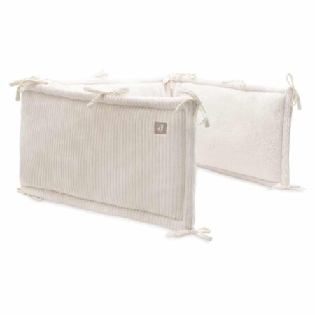 Jollein - Boxbumper 180x30cm Cloudy Rib - Oatmeal