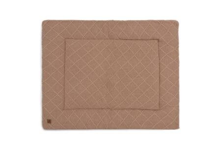 Jollein - Boxkleed 75x95cm Check Knit Biscuit