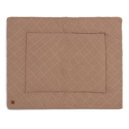 Jollein - Boxkleed 75x95cm Check Knit Biscuit