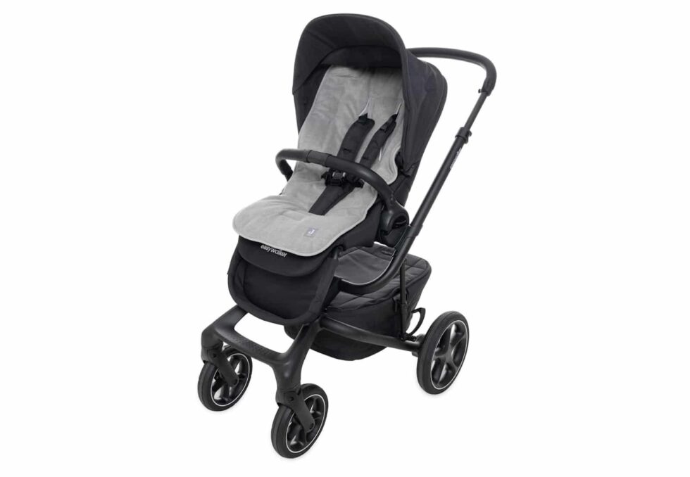 Jollein - Buggy/wandelwagen Inlegger Badstof/Katoen Storm Grey