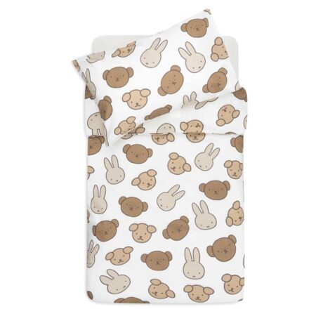 Jollein - Dekbedovertrek met sloop 100x140cm - Miffy and Friends