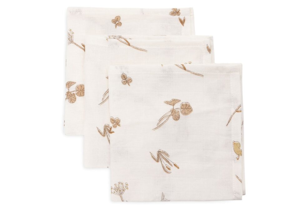 Jollein - Hydrofiel Monddoekje 31x31cm Riverside (3pack)