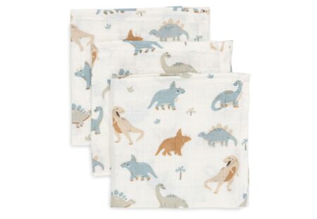 Jollein - Hydrofiel Monddoekje 31x31cm Roarsome (3pack)