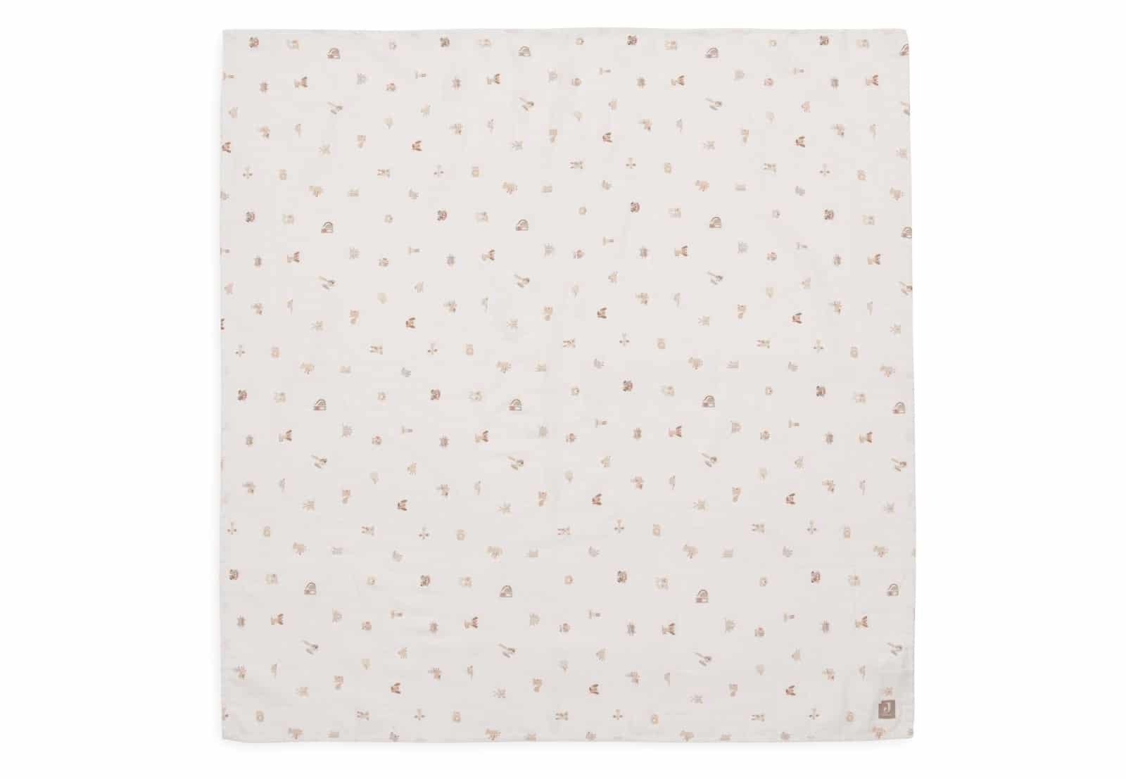 Jollein - Hydrofiele Doek Large 115x115cm - Animal Friends - 2 Stuks