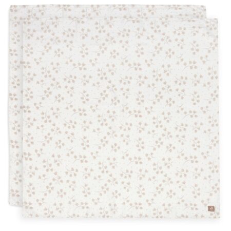 Jollein - Hydrofiele Doek Large 115x115cm - Leafy Dreams - 2 Stuks