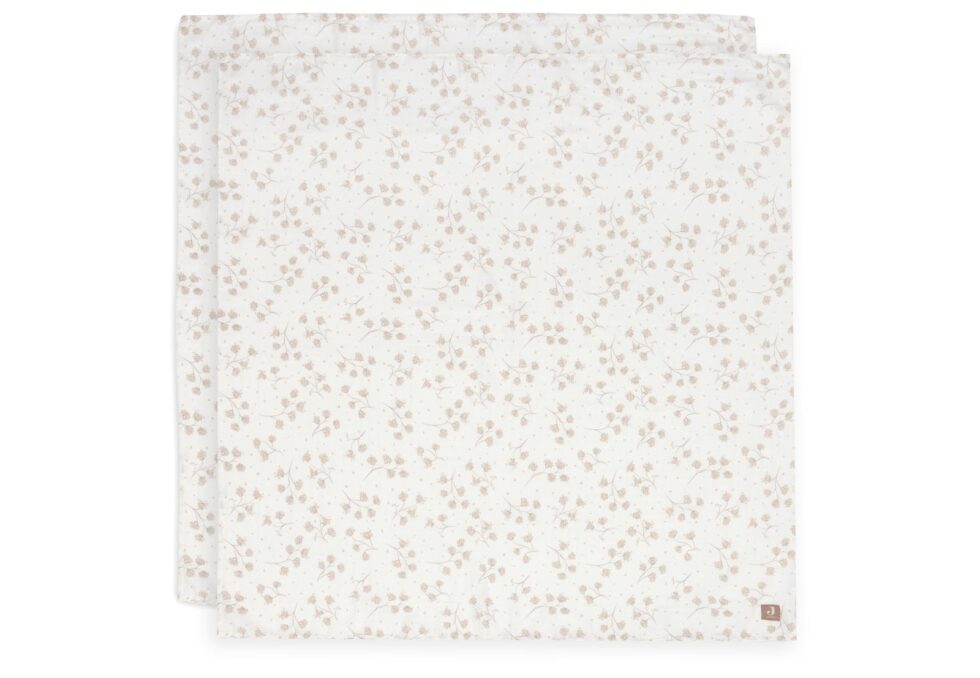 Jollein - Hydrofiele Doek Large 115x115cm - Leafy Dreams - 2 Stuks