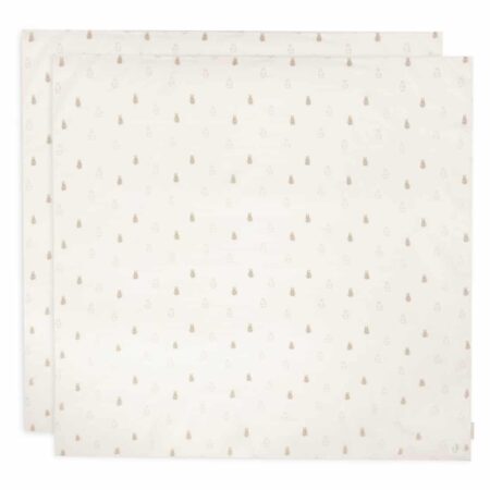 Jollein - Hydrofiele Doek Large 115x115cm Happy Miffy Nougat (2pack)