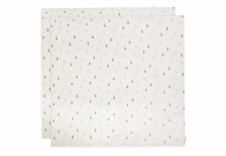 Jollein - Hydrofiele Doek Large 115x115cm Happy Miffy Olive Green (2p)