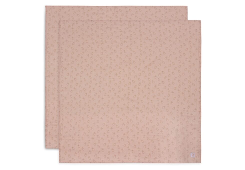 Jollein - Hydrofiele Doek Large 115x115cm Miffy Silhouettes W.Rose(2p)