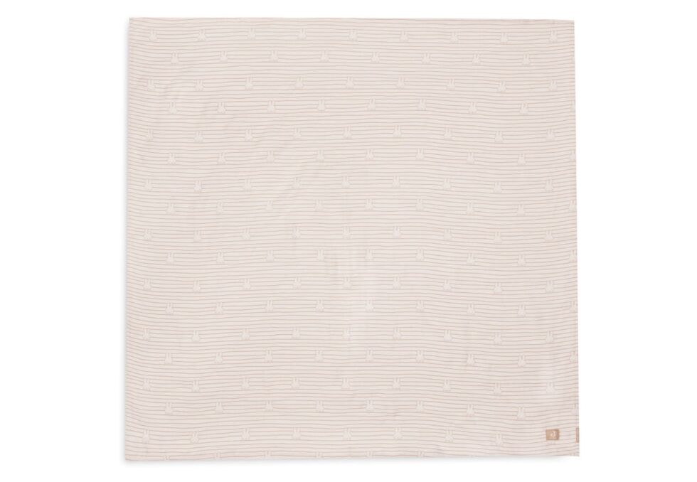 Jollein - Hydrofiele Doek Large 115x115cm Miffy Stripe Biscuit (2pack)