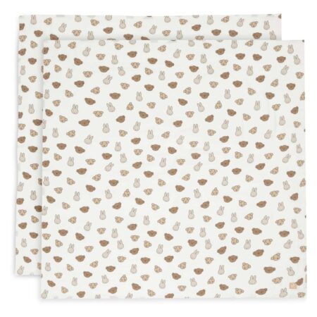 Jollein - Hydrofiele Doek Large 115x115cm Miffy and Friends (2pack)