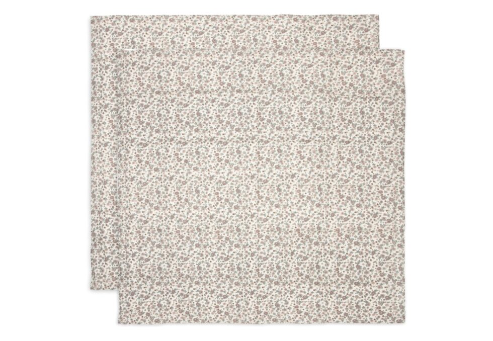 Jollein - Hydrofiele Doek Large 115x115cm Retro Flowers (2pack)