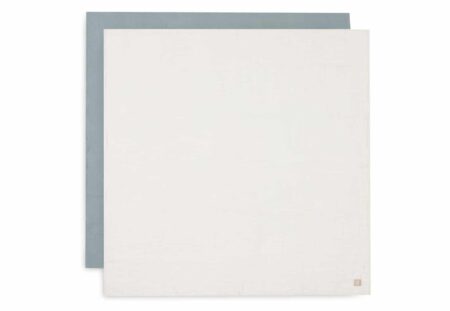 Jollein - Hydrofiele Doek Large 115x115cm Sea Green/Ivory (2pack)