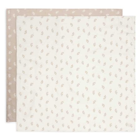 Jollein - Hydrofiele Doek Large 115x115cm Twig Wild Rose (2pack)