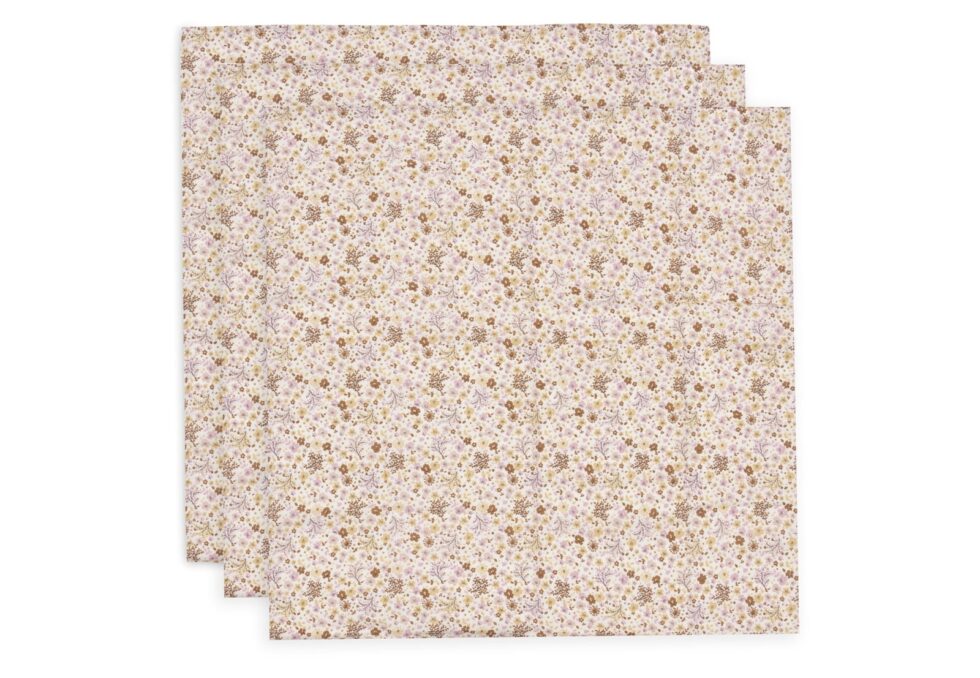 Jollein - Hydrofiele Doek Small 70x70cm - Flower Fairies - 3 Stuks