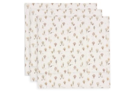 Jollein - Hydrofiele Doek Small 70x70cm - Tiny Park - 3 Stuks