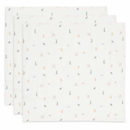 Jollein - Hydrofiele Doek Small 70x70cm Jungle Jambo (3pack)