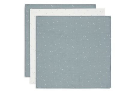Jollein - Hydrofiele Doek Small 70x70cm Twinkling Sea Green (3pack)