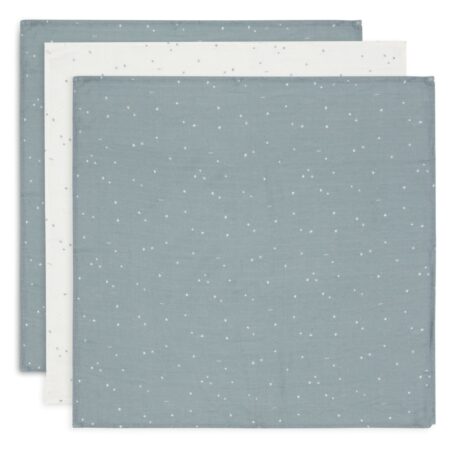 Jollein - Hydrofiele Doek Small 70x70cm Twinkling Sea Green (3pack)